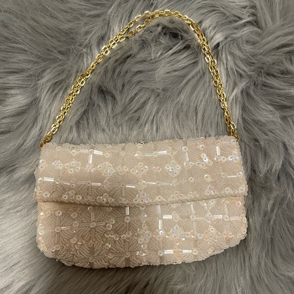 Vintage beaded clutch
